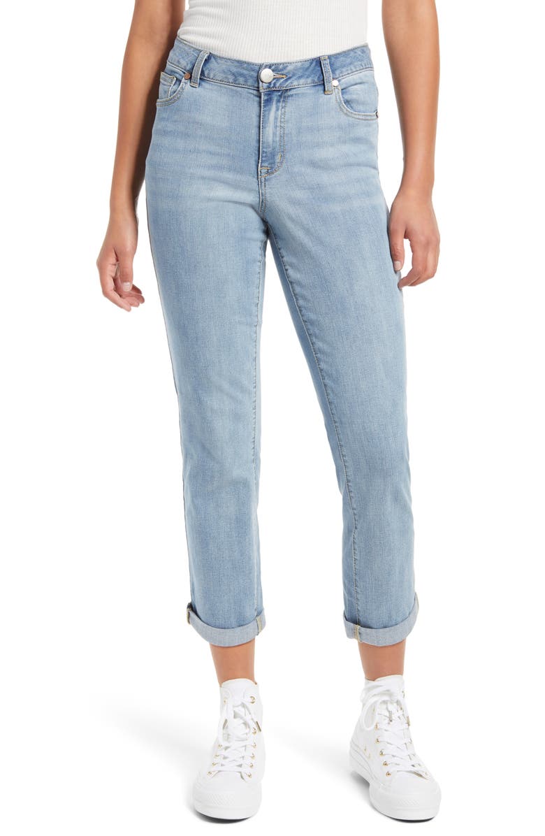 1822 Denim High Waist Ankle Boyfriend Jeans, Main, color, 