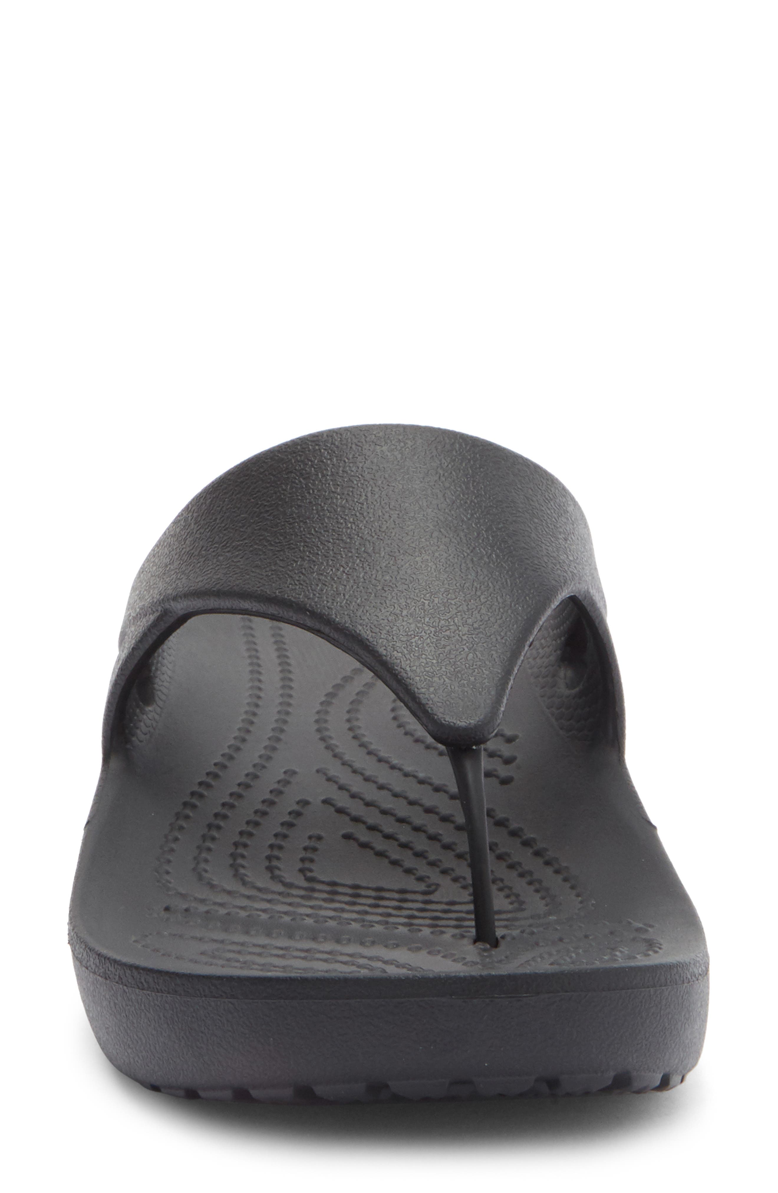 CROCS Kadee Wedge Flip Flop, Alternate, color, Black