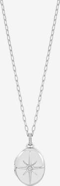 Dower & Hall Diamond Starburst Oval Locket