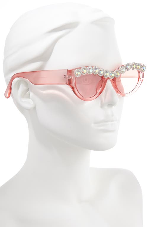 Rad + Refined 50mm Chunky Crystal Embellished Sunglasses
