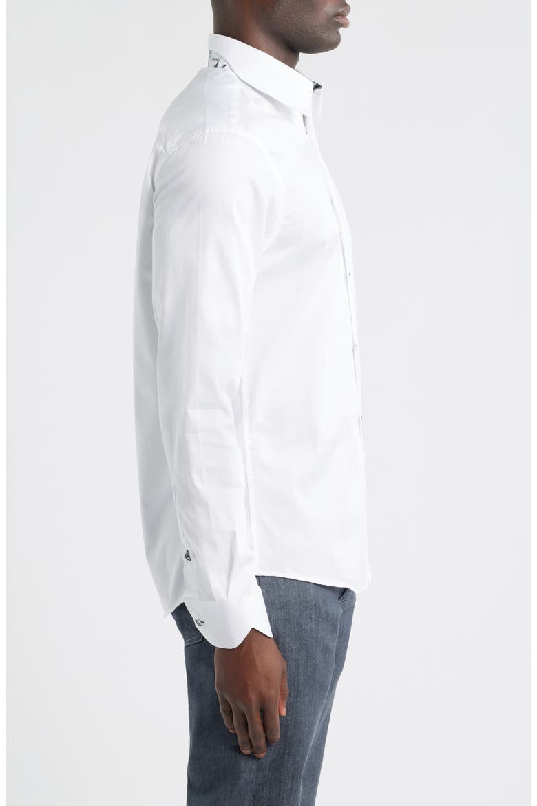 Sinai Collection Luxe Cotton Dress Shirt, Alternate, color, WHITE