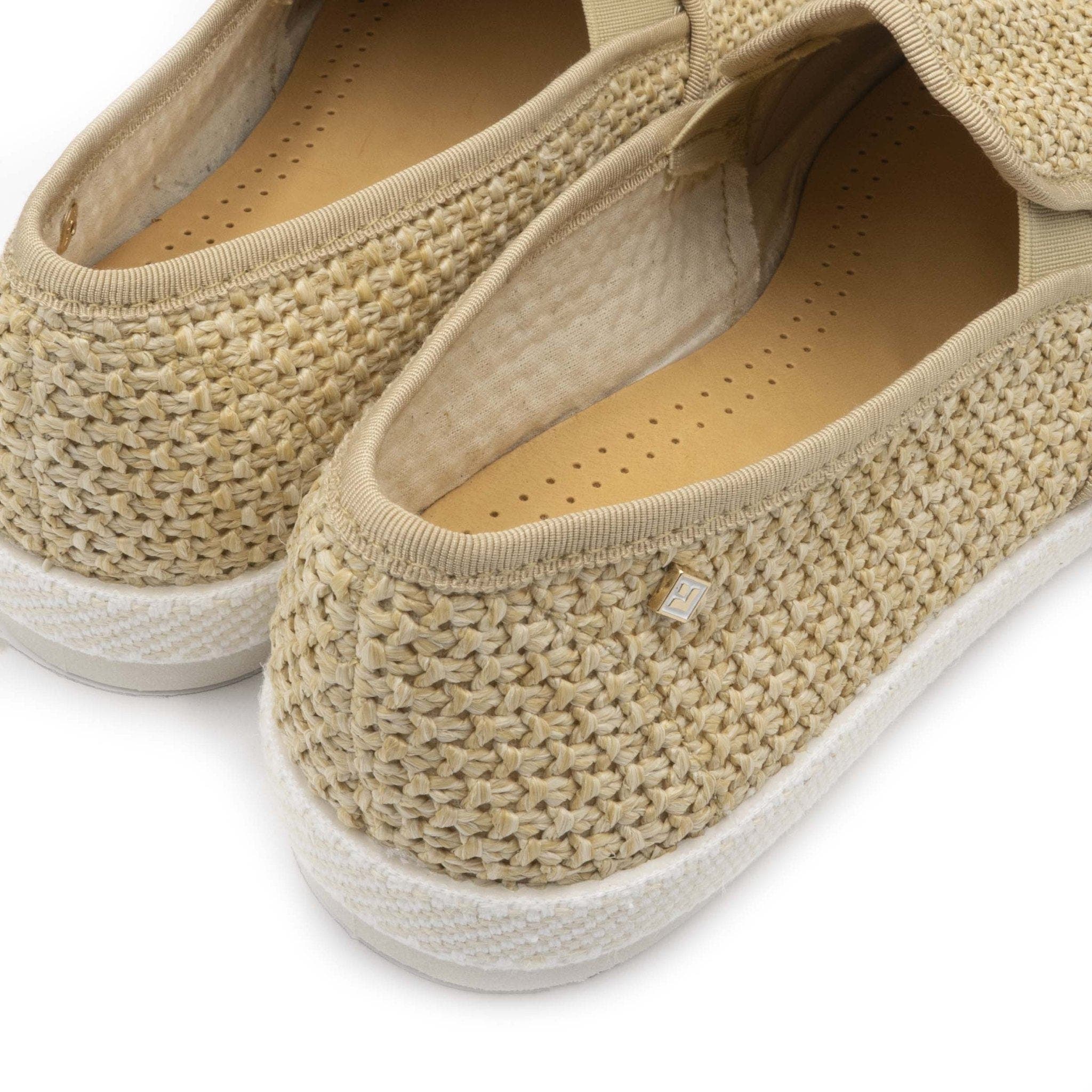 Rivieras Raffia Slip-On Loafer, Alternate, color, Beige