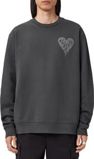 AllSaints Trip Crewneck Cotton Sweatshirt