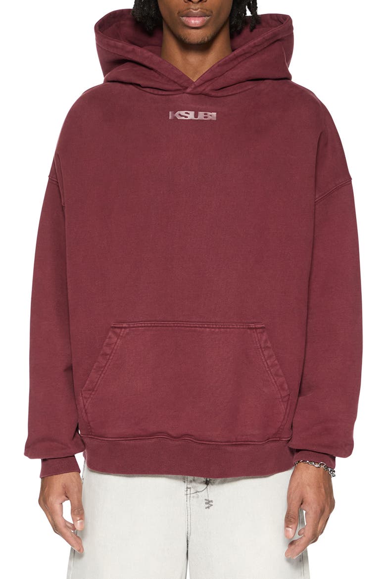 Sott Ekcess Oversize Hoodie, Main, color, BURGUNDY