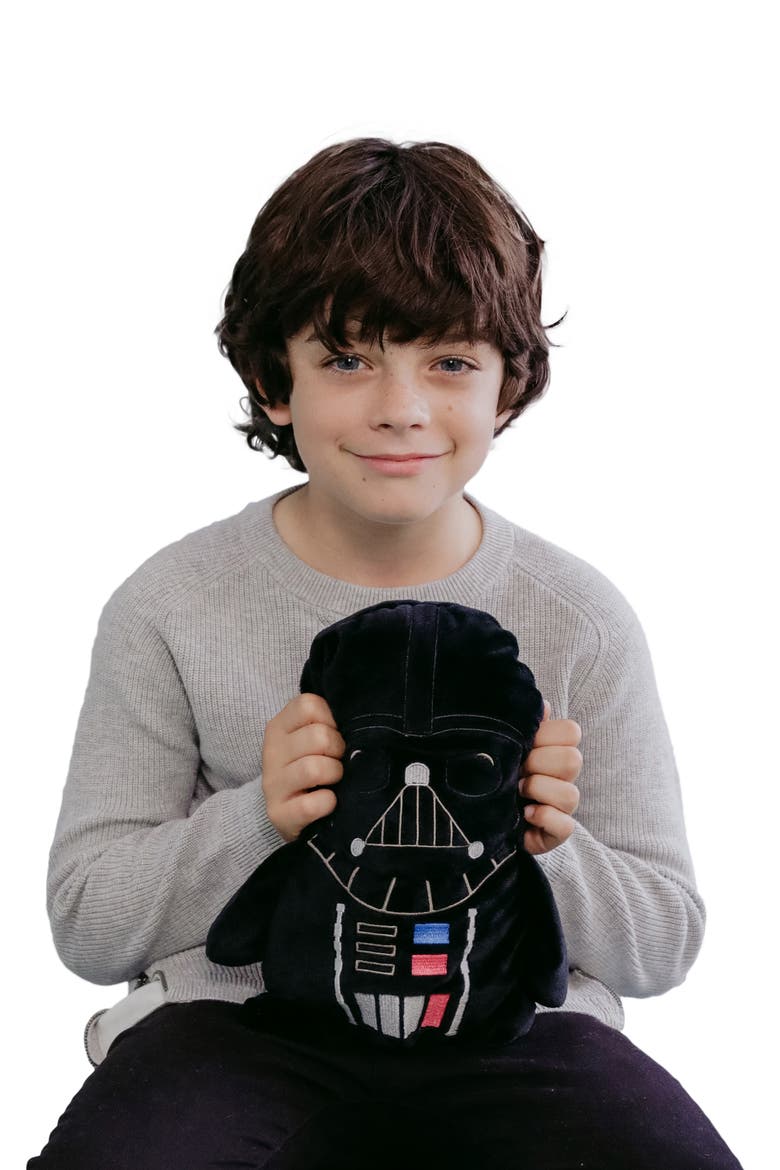 x Star Wars™ Darth Vader 2-in-1 Plush Toy Hoodie, Alternate, color, BLACK