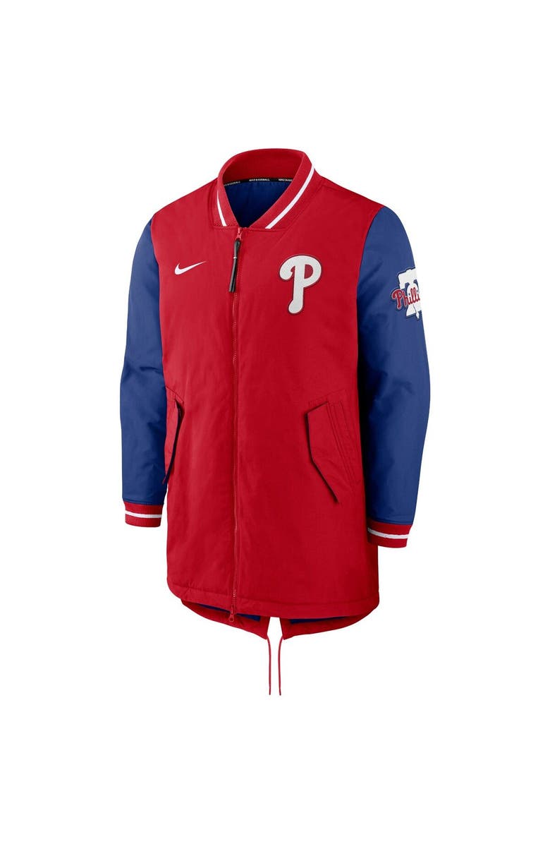 Nike Men's Nike Red Philadelphia Phillies Dugout Performance Full-Zip Jacket, Alternate, color,