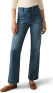 Faherty Stretch Terry Wide Leg Pants