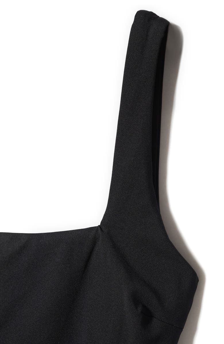 MANGO Square Neck One-Piece Swimsuit, Alternate, color, 