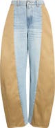 Haikure Clyde Colorblock Barrel Leg Jeans