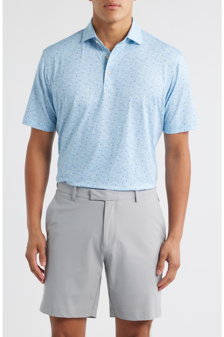 Melody Performance Jersey Polo, Main, color, SKY