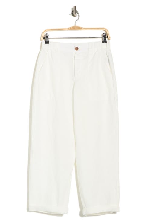 Cruiser Relaxed Straight Leg Linen Pants
