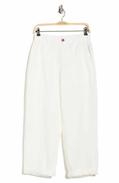 Sanctuary Cruiser Relaxed Straight Leg Linen Pants