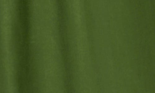 Allsaints Estelle Long Sleeve Asymmetric Hem Dress In Cactus Green