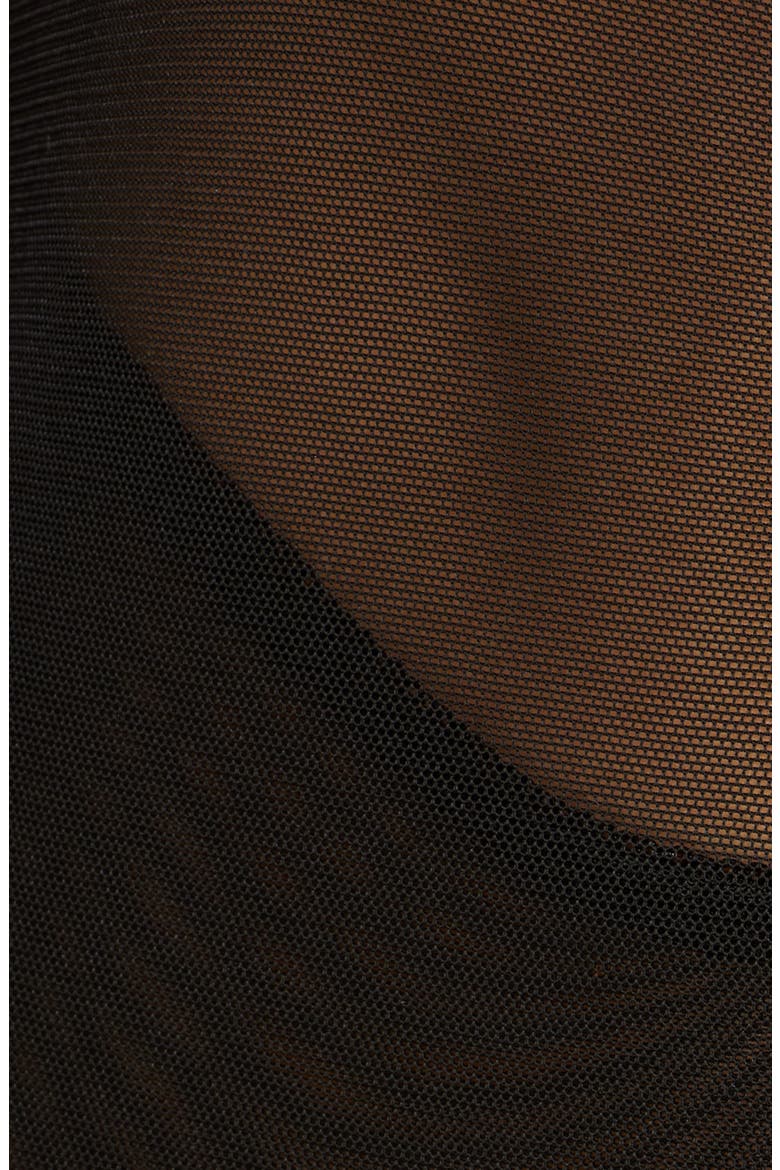 Heart On Mesh Teddy, Alternate, color, BLACK