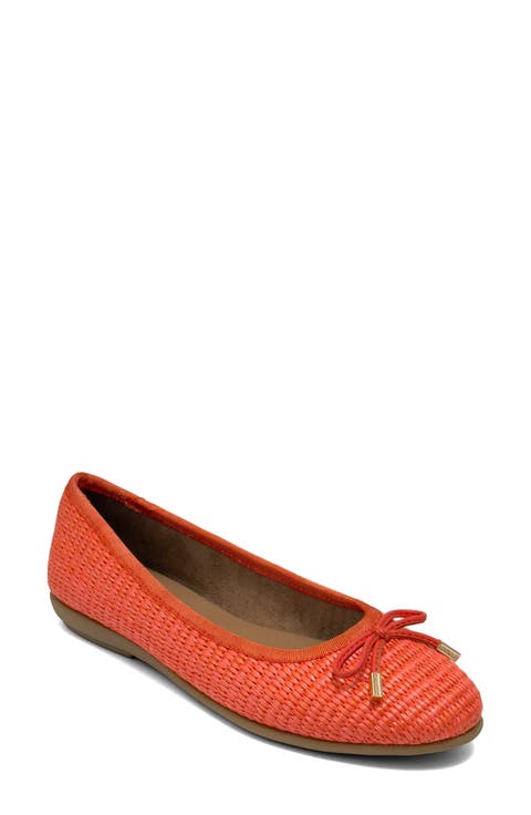 Homebet Raffia Woven Ballet Flat (Women)