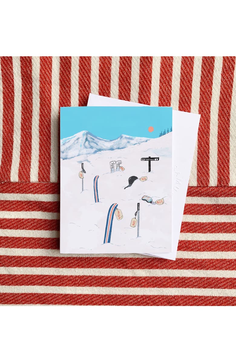 Ramus & Co Winter Ski Yard Sale Greeting Card Pack, Alternate, color, Multi-Pack