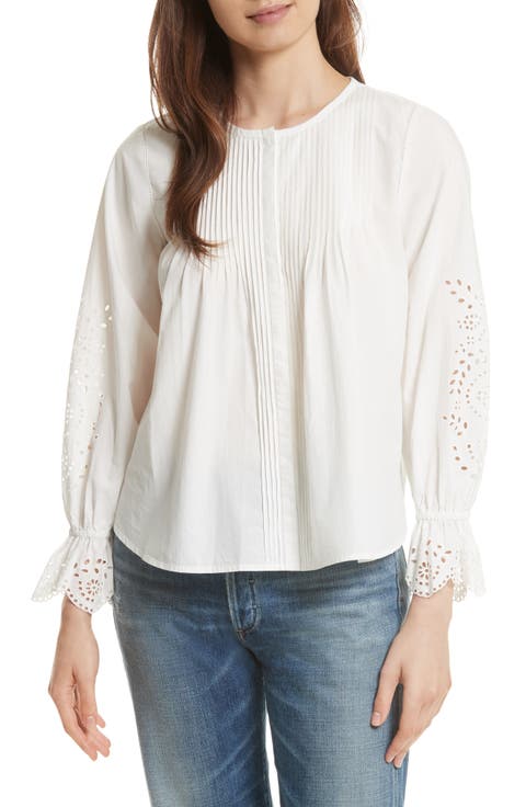 Kalyssa Eyelet Top