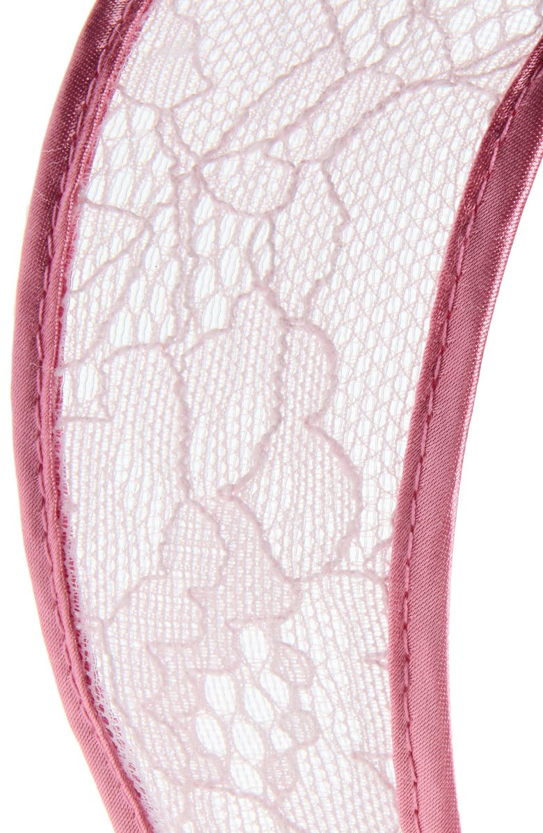 Tasha Embroidered Lace Headband, Alternate, color, Blush