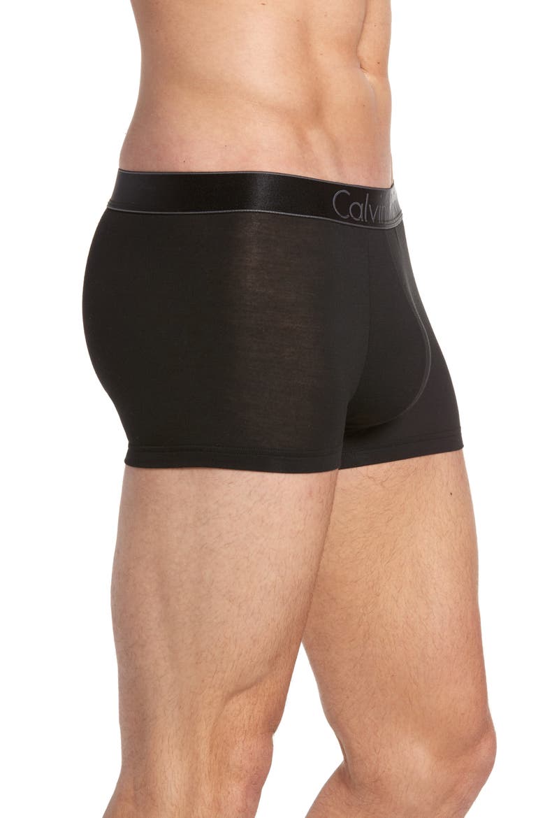 Modern Stretch Modal Trunks, Alternate, color, BLACK