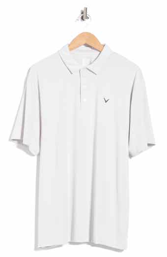Geometric Jacquard Short Sleeve Polo