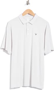 Callaway Geometric Jacquard Short Sleeve Polo
