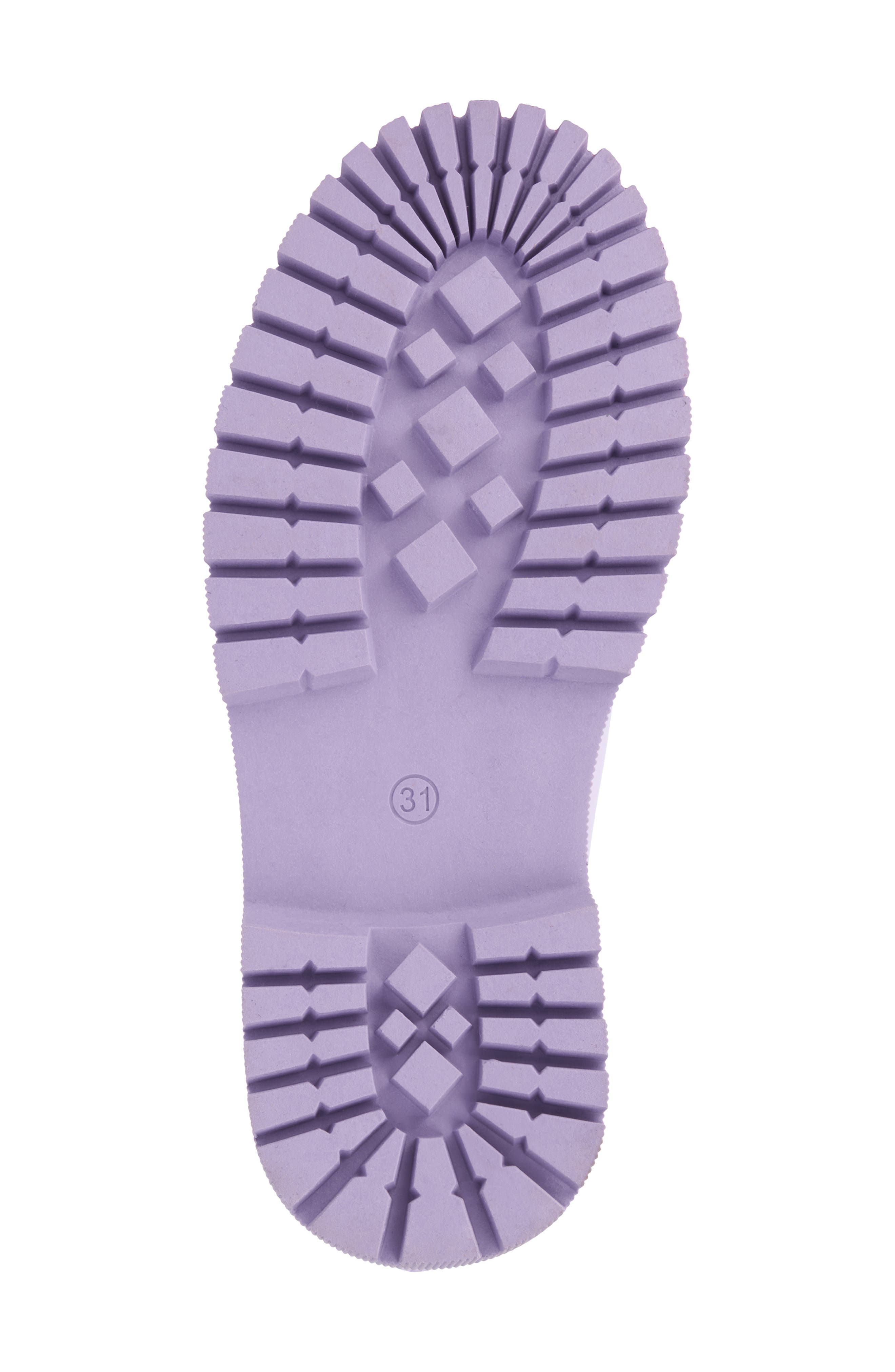 OLIVIA MILLER Kids' Lug Sole Patent Derby, Alternate, color, Purple