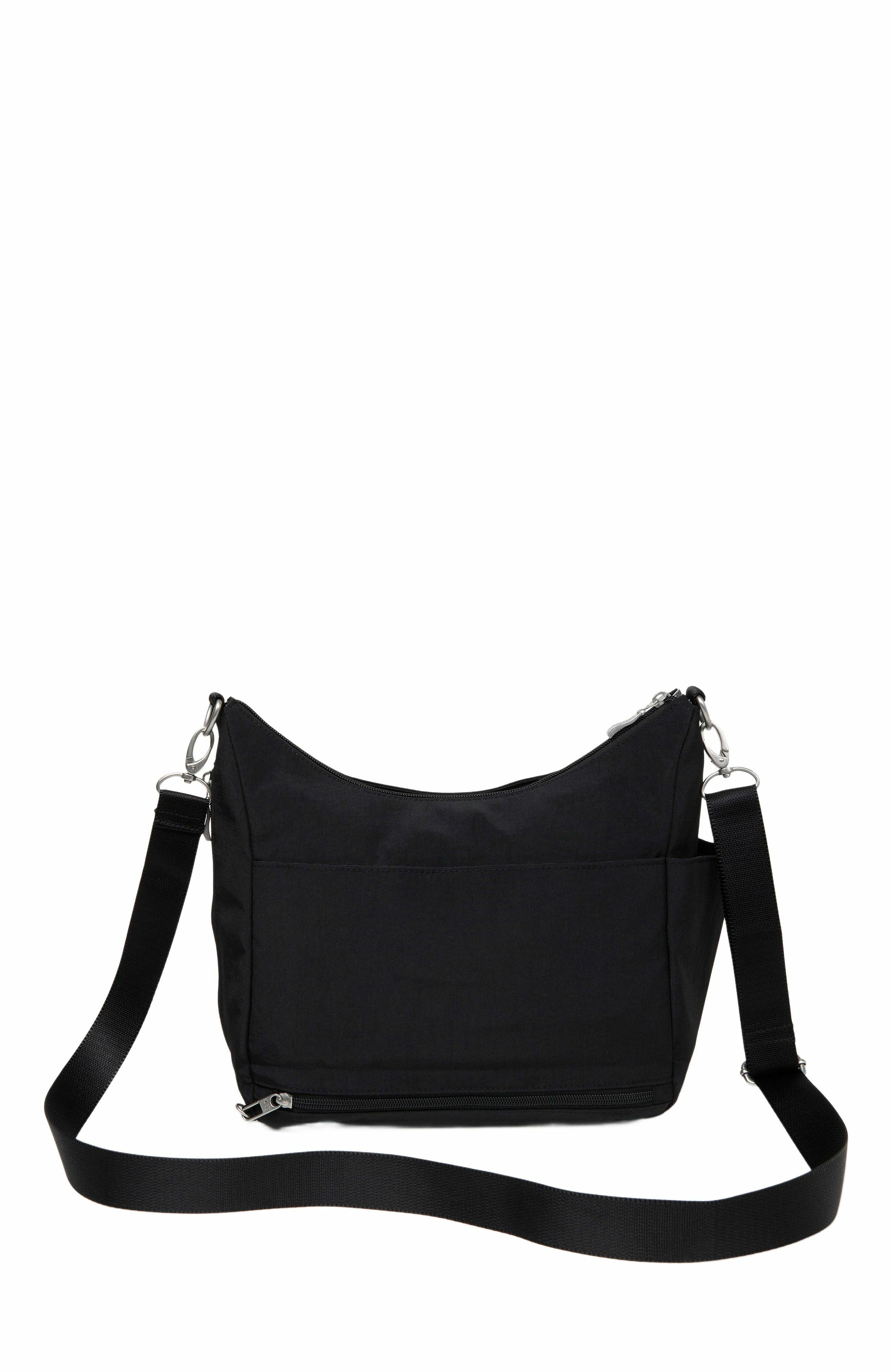 Modern Everywhere Hobo Crossbody Bag with Wristlet, Alternate, color, Black