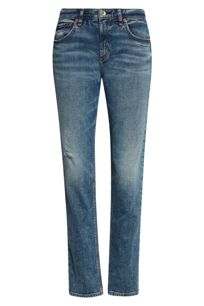 Dre Low Rise Slim Boyfriend Jeans, Alternate, color, NORWALK