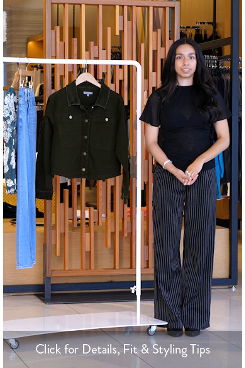 Corduroy Collar Denim Jacket video