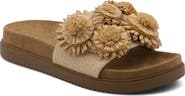 Charles David Palms Platform Slide Sandal
