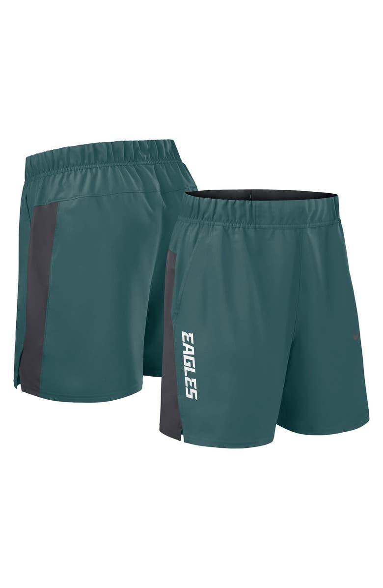 Nike Men's Nike Midnight Green Philadelphia Eagles Woven Victory Performance Shorts, Alternate, color, Green