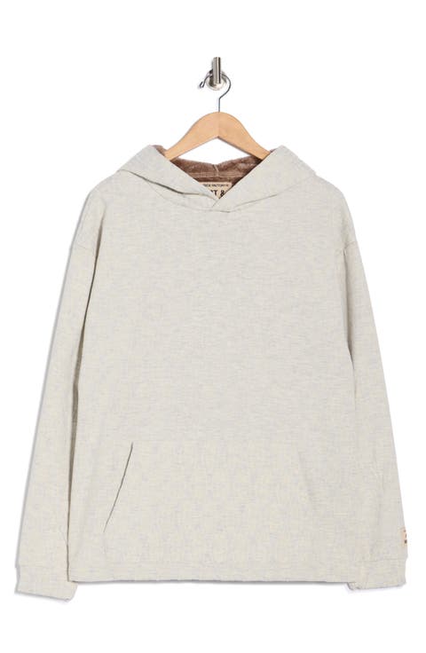 Monogram Faux Fur Lined Hoodie