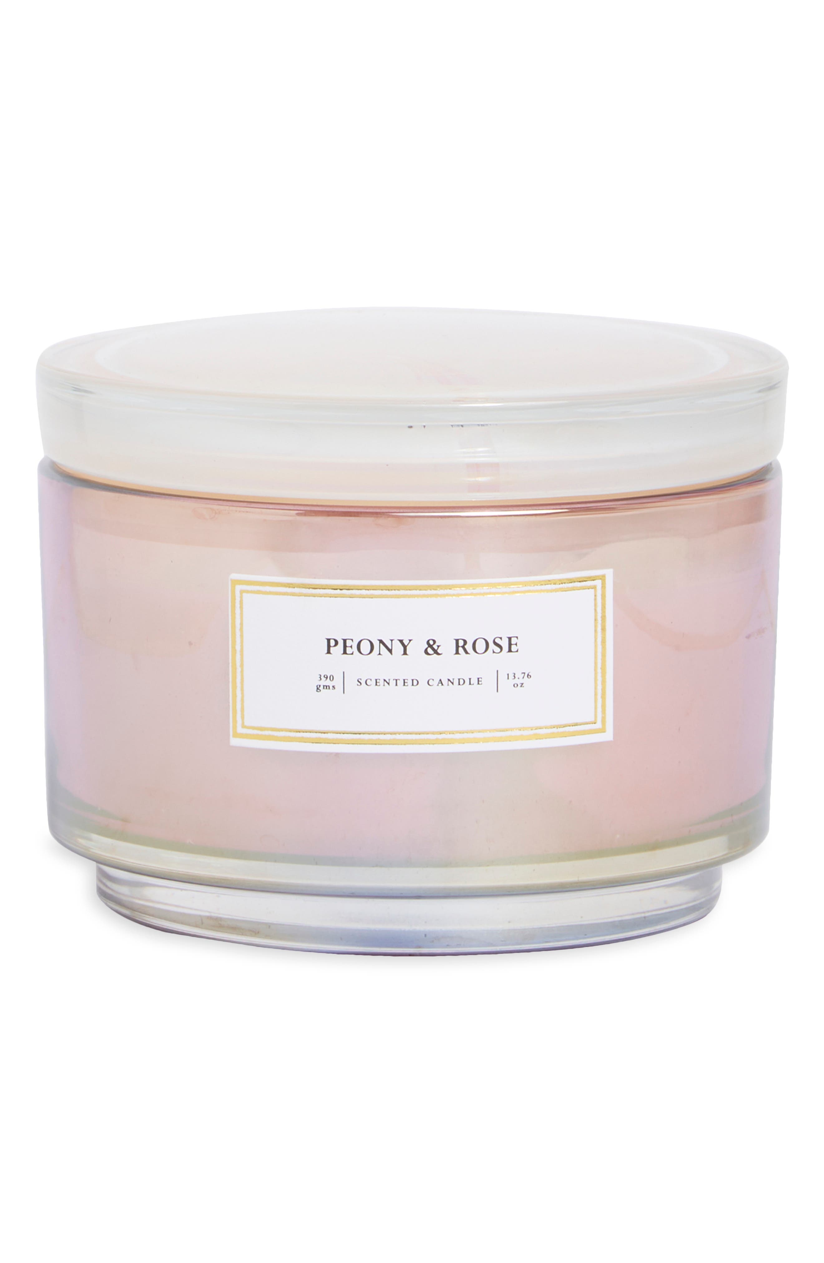 Peony & Rose 3-Wick Candle