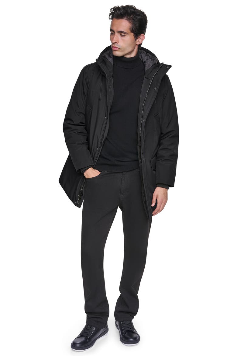Urban Water Resistant Parka, Alternate, color, BLACK
