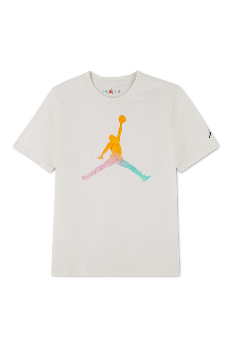 Kids' Jordan Graphic T-Shirt, Main, color, PALE IVORY