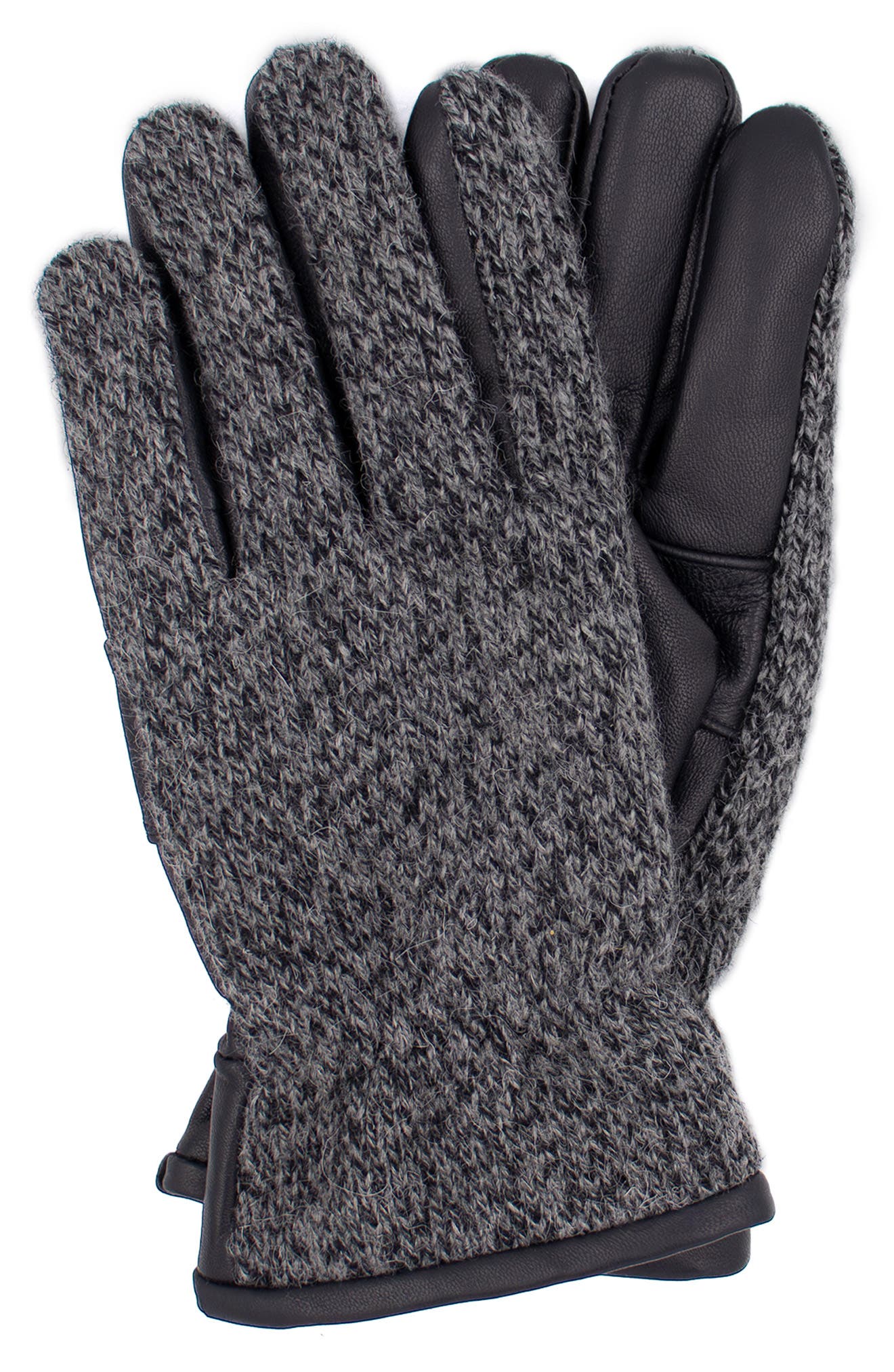 SURELL Leather Palm Knit Gloves