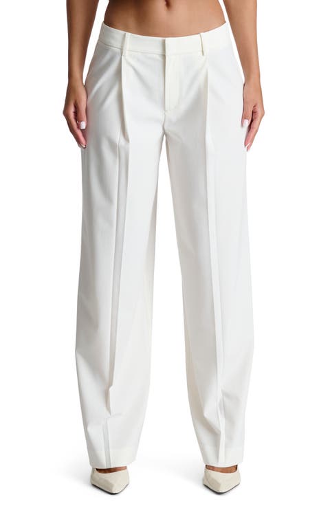 Relaxed Fit Wide Leg Pants