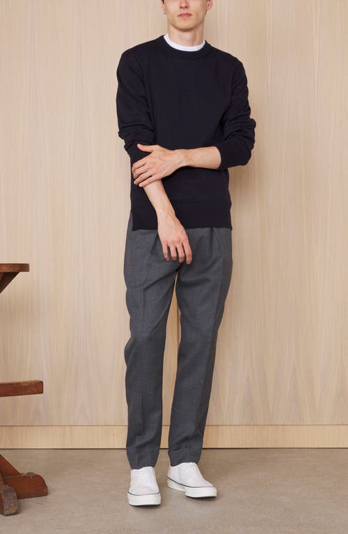 Officine Generale Nilo Crewneck Sweater In Night Sky