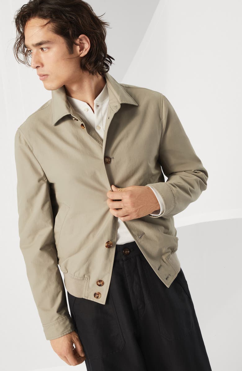 Brunello Cucinelli Water-resistant bomber jacket, Alternate, color, 