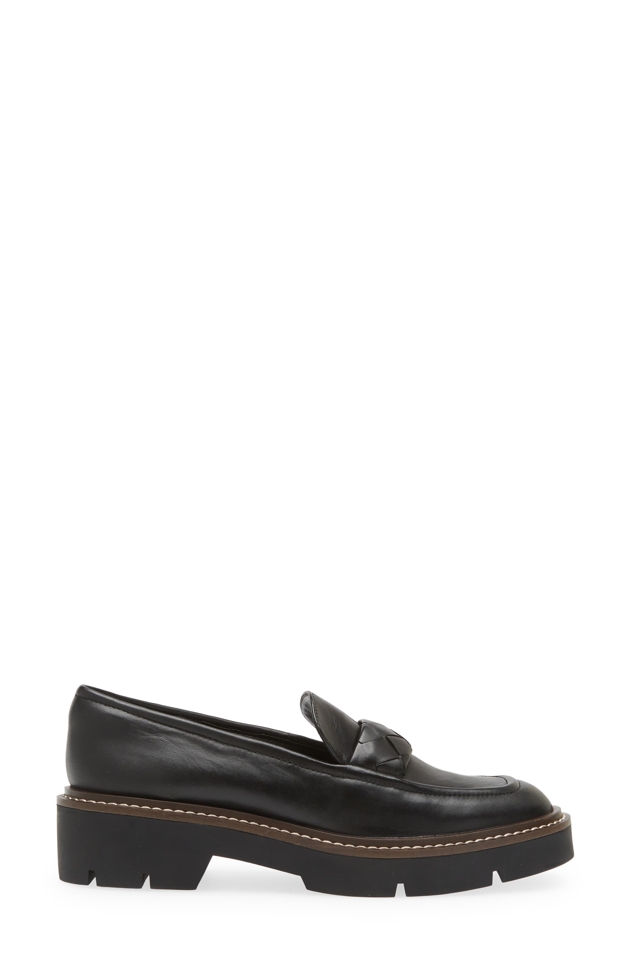 Nordstrom Torie Platform Loafer, Alternate, color, Black
