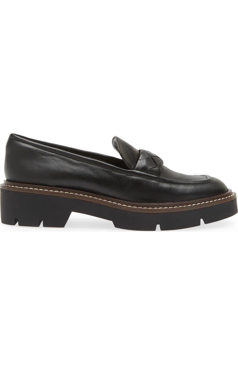 Nordstrom Torie Platform Loafer, Alternate, color, Black