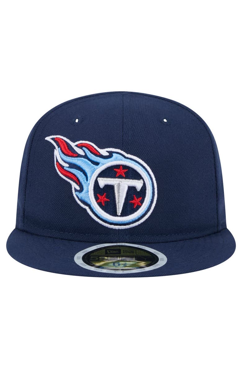 New Era Youth New Era Navy Tennessee Titans Main 59FIFTY Fitted Hat, Alternate, color, Navy