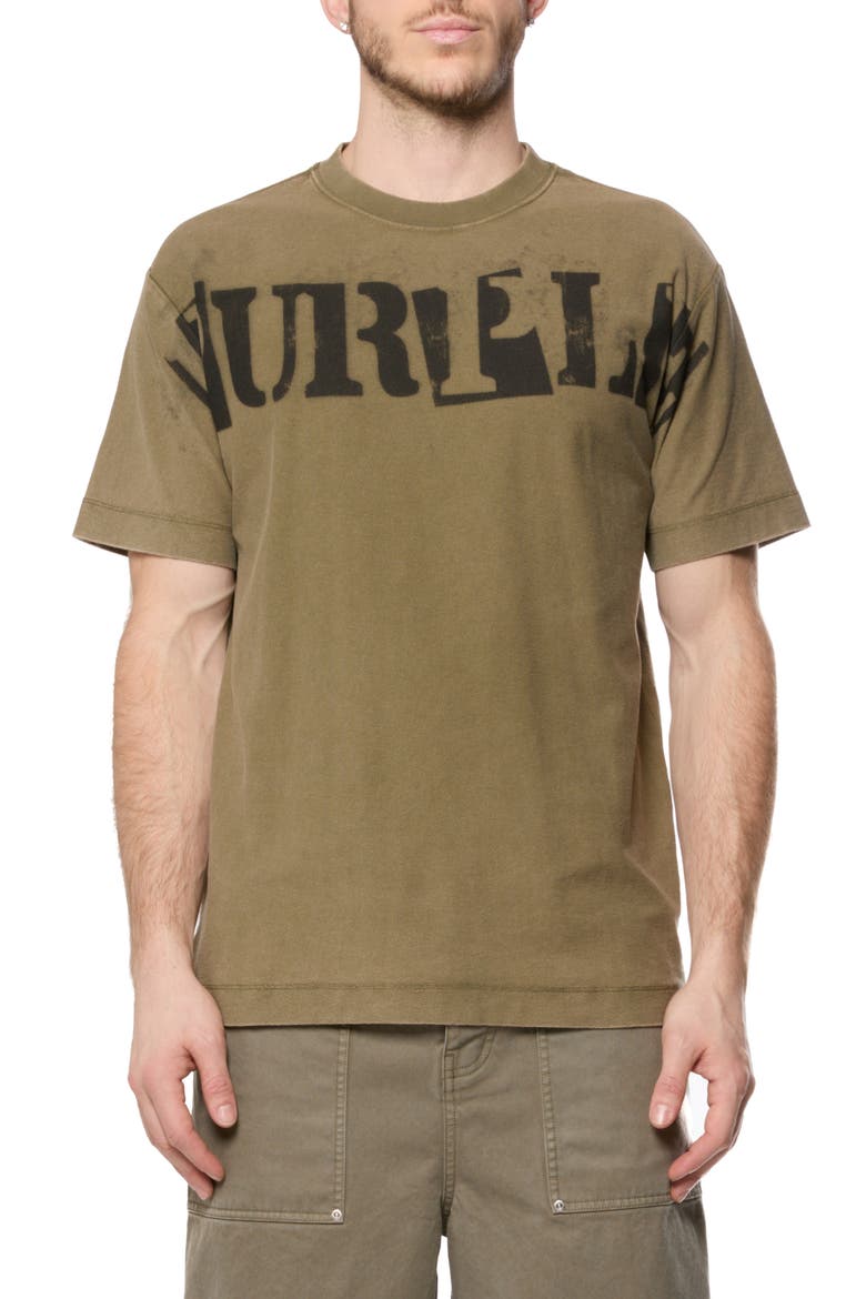 Textured Jersey Graphic T-Shirt, Main, color, GREEN