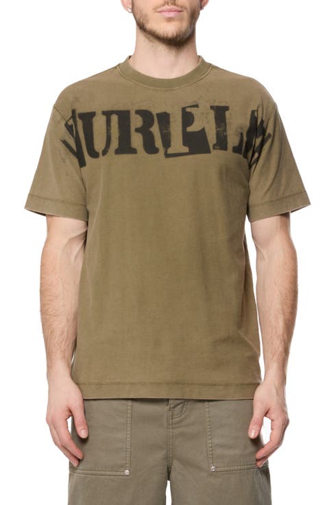 Textured Jersey Graphic T-Shirt