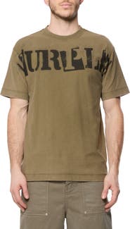 PURPLE BRAND Textured Jersey Graphic T-Shirt