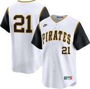 Nike Men's Nike Roberto Clemente White Pittsburgh Pirates Cooperstown Collection Limited Jersey
