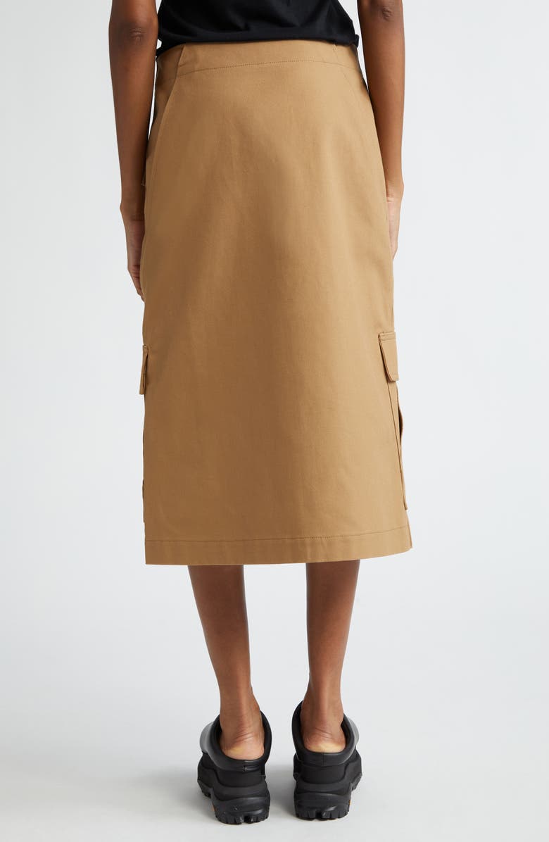 Sacai Carhartt WIP Cotton Canvas Cargo Skirt, Alternate, color, 