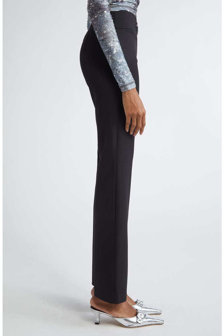P-Ersy High Waist Straight Leg Pants, Alternate, color, VERY/ BLACK