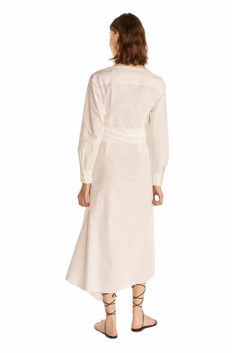 Tie Waist Dress, Alternate, color, Milk