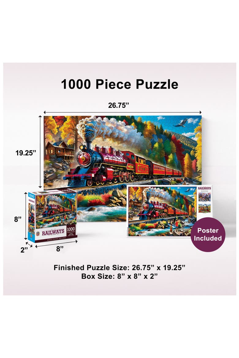 Fall Passage 1000 Piece Jigsaw Puzzle, Alternate, color, Multicolor